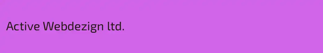 Active Webdezign ltd.